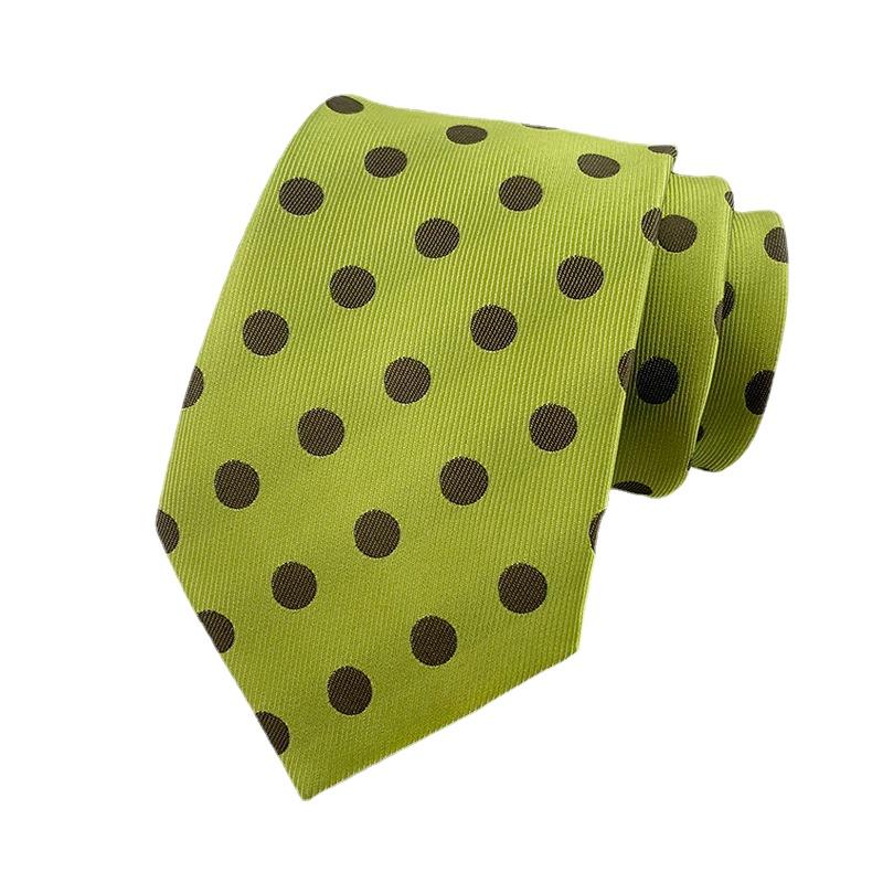 3.15" Fashion Wave Dot PaisleyTies Cravată pentru bărbați Circle Dot pentru nuntă