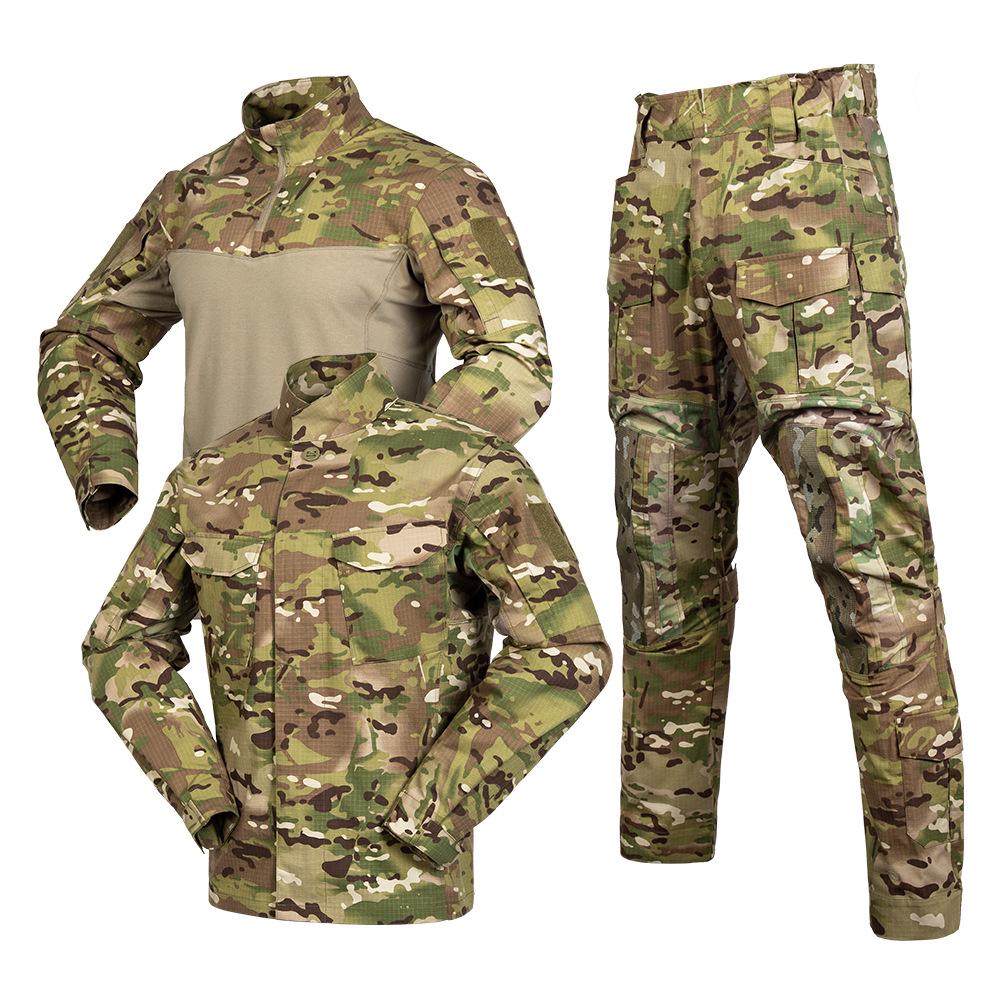 Costum de camuflaj AK Tactical Frog: Set Uniformă de Antrenament Camuflaj pentru Exterior, 3 Piese