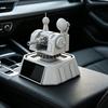 Yousheng Solar Powered Car Diffuser Creative Car Air Freshener Vehicle Dashboard Decoration with Aromatherapy Function Unique Car Interior Accessory