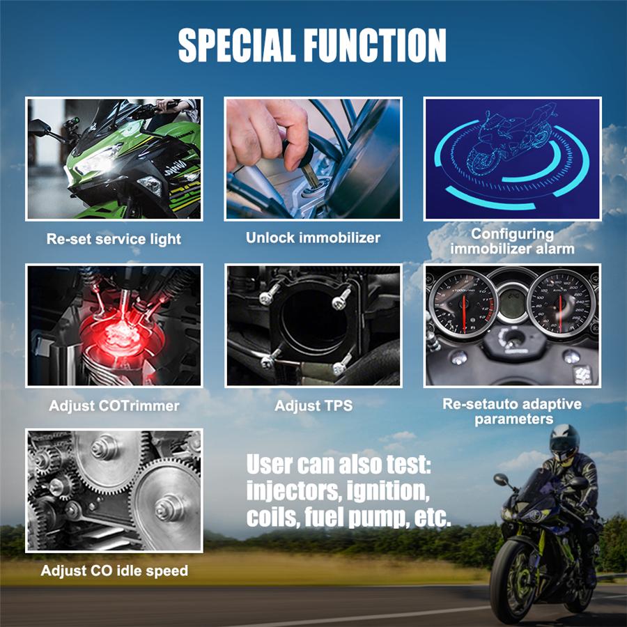 JDiag M100 PRO Motorcycle Handheld Diagnostic Tool