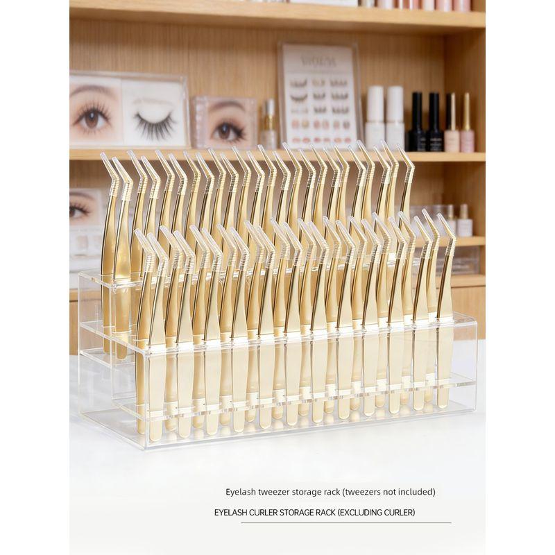 Eyelash Tweezers Storage Rack, Special Storage Box for Eyelash Extensions, Large Capacity Tweezers Display Rack, Dedicated for Eyelash Salons