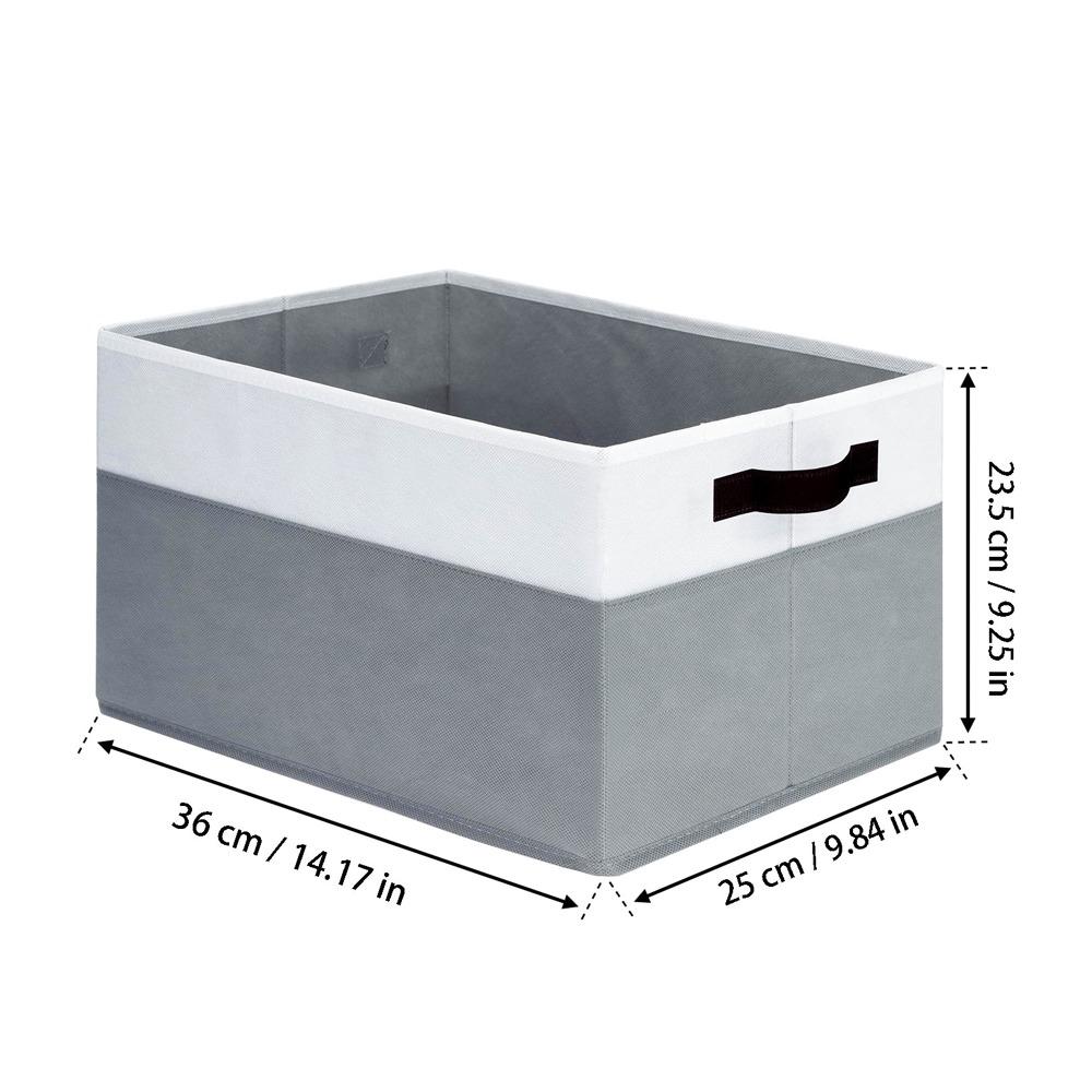 with Lids Large Storage Bins Dustproof Strong Handles Closet Organizers Stackable Storage Baskets
