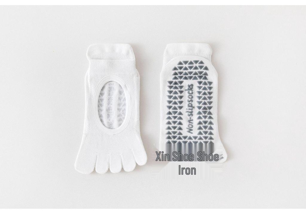 Hollow Mesh Non-Slip Women's Five-Finger Yoga & Pilates Socks