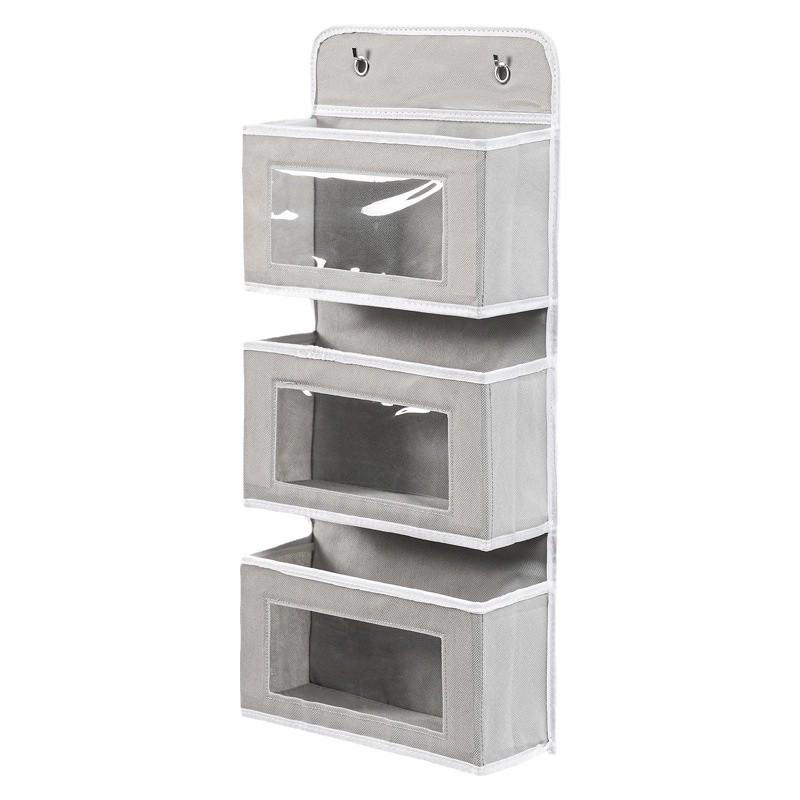 Multifunctional Over-the-Door Hanging Storage Bag and Phone Organizer