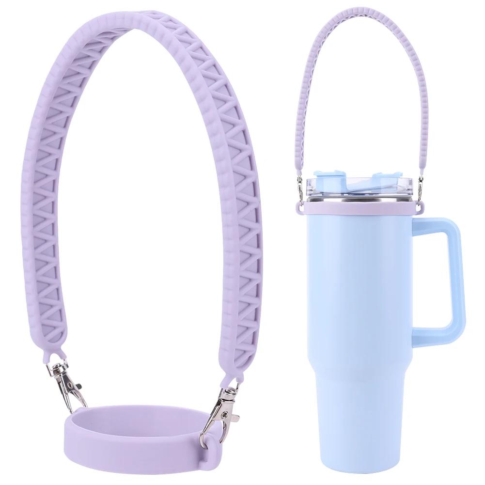 Silicone Cover for Stanley Cup Accessories 30/40oz Tumbler Water Bottle Protective Bottle Boot Sleeve & Straw Cover Cap