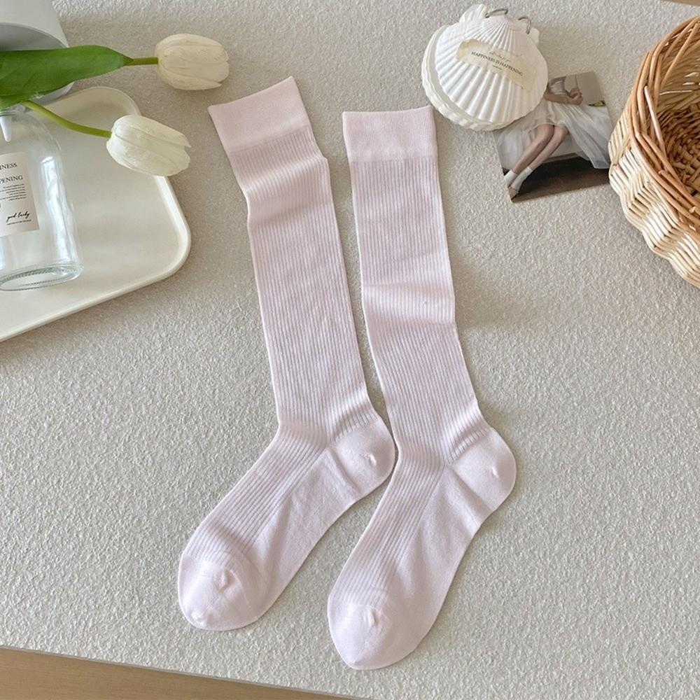 High Quality Long Socks Simple Style Casual Long Socks Fashion Knee High Socks For Girls