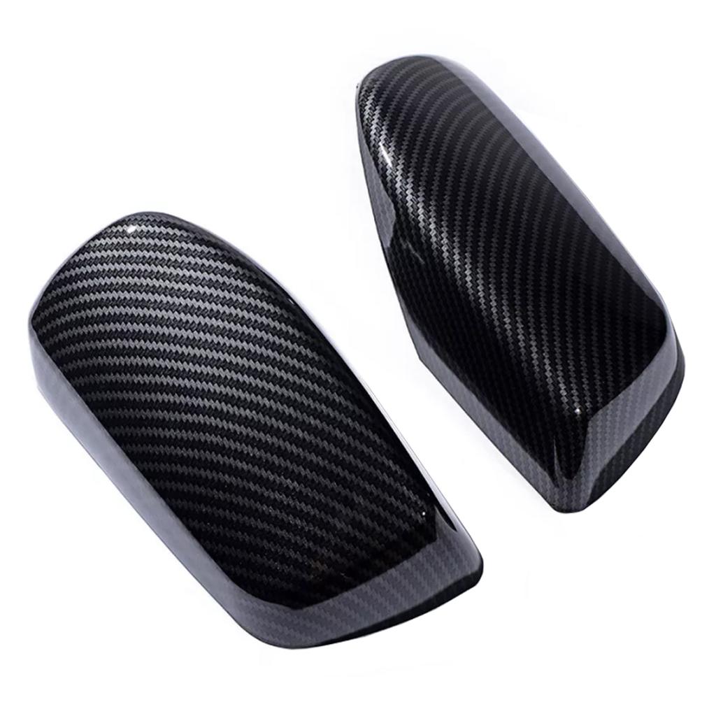 2 Stück Echte Kohlefaser Seitenspiegelabdeckung Für BMW E60 2004-2007