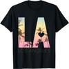 Los Angeles T-Shirt Sonnenuntergang LA T-Shirt T-Shirt