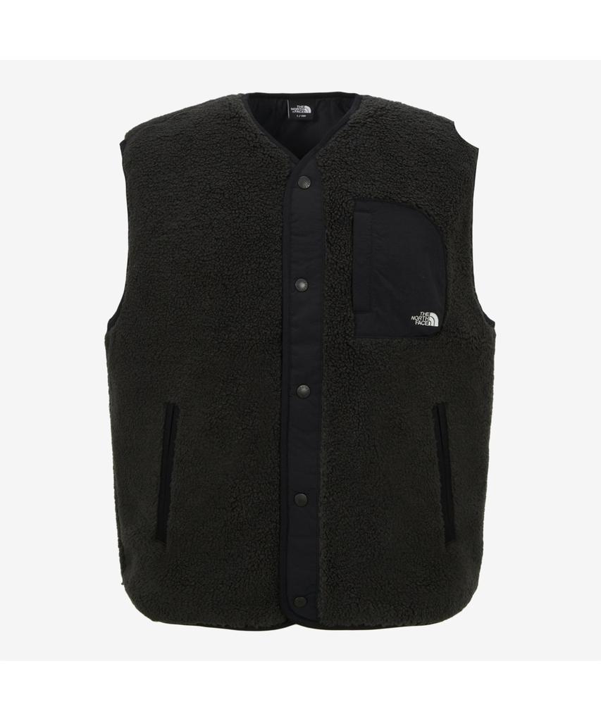 The North Face Nv4Fr57A Teddy Fleece Vest Charcoal