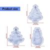 Christmas Tree Silicone Moulds Castings Molds Plaster Molds Scented Candle Molds Ornament for Chocolate Cake Decorations