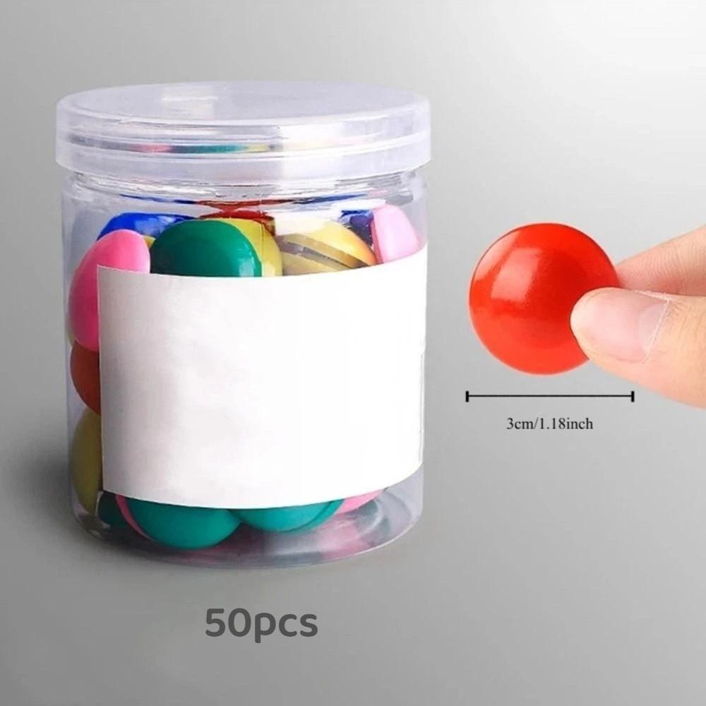 Fridge Sticker Magnet Buttons 20mm 30mm 40mm Refrigerators Magnets Whiteboard Magnets  Officemate 30mm 50pcs