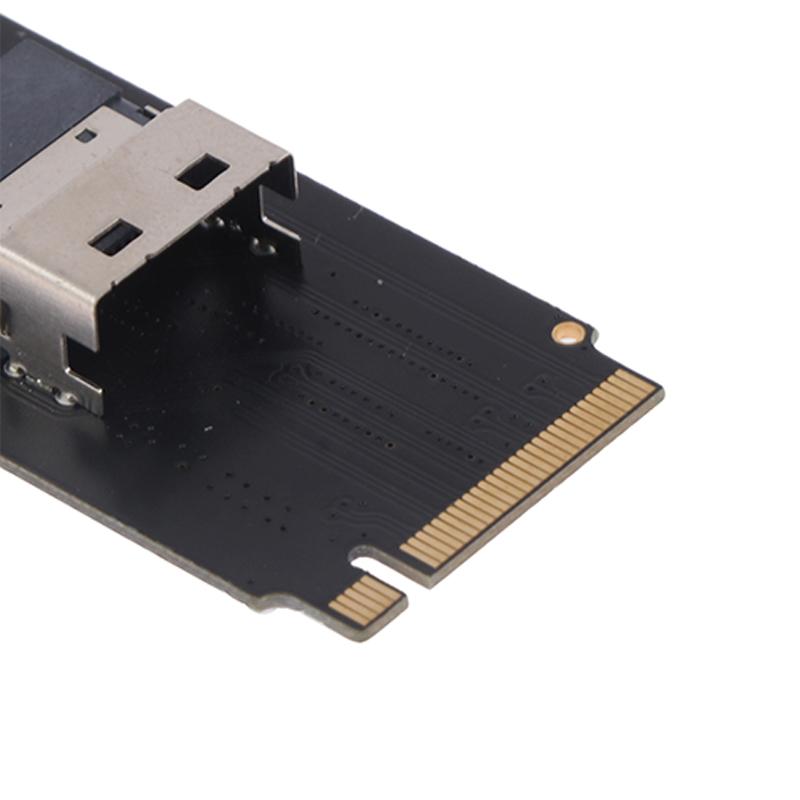 Nvme M.2 Ngff To Slimline Sas Adapter Converter Card For Pc Desktop Mainboard