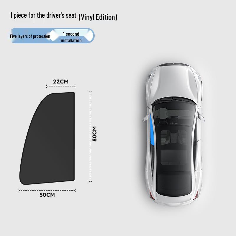 Car Magnetic Sunshade: Interior Insulation and Blackout Curtain for Windows