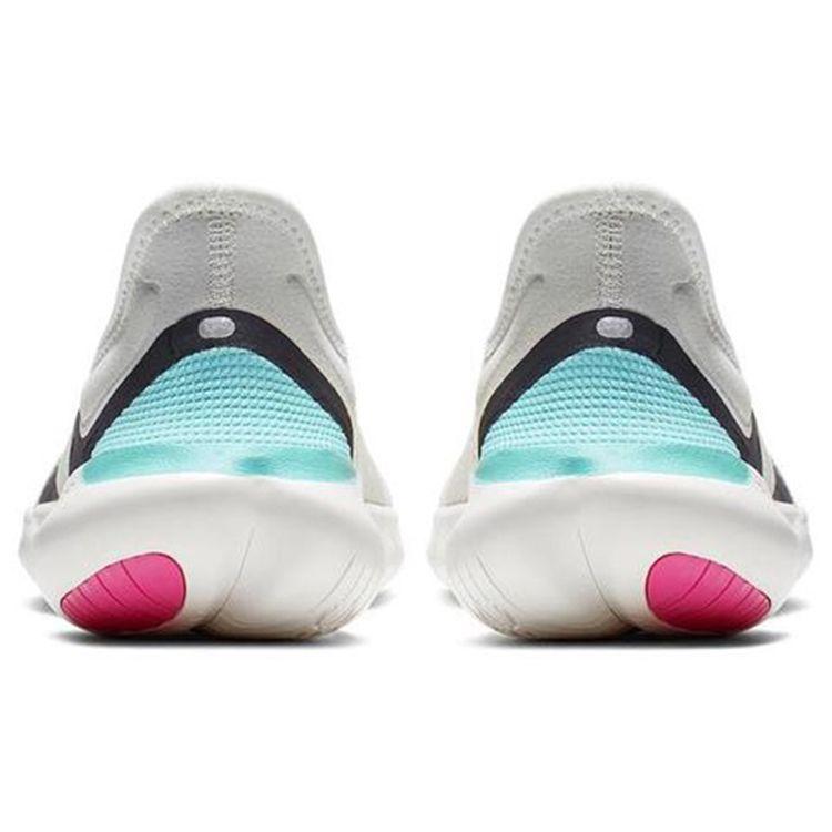 Nike Baskets pour femme Free RN 5.0 Gris Tonnerre Crème Voile Volt-Gris Tonnerre AQ1316-100