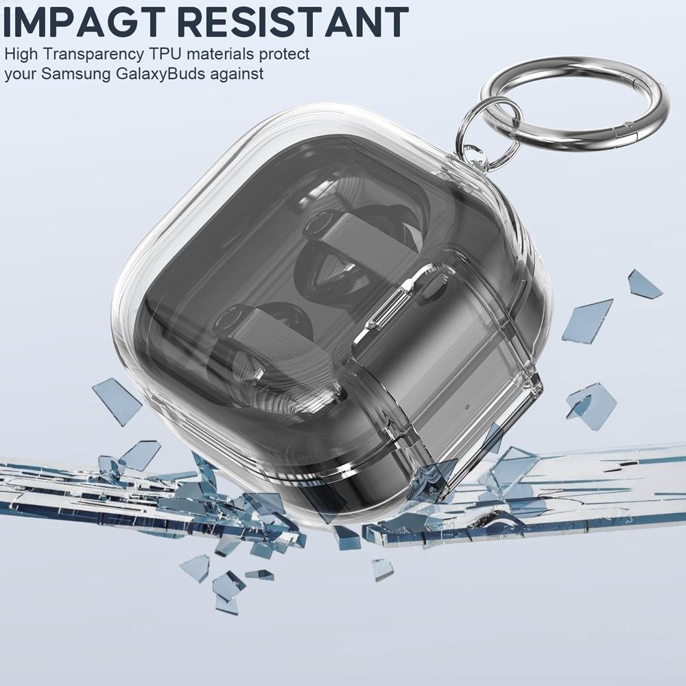 Transparent TPU Bluetooth Earphone Protective Case for Samsung Galaxy Buds 1Pro Clear Secure Switch Lock Cover for Galaxy Buds 1
