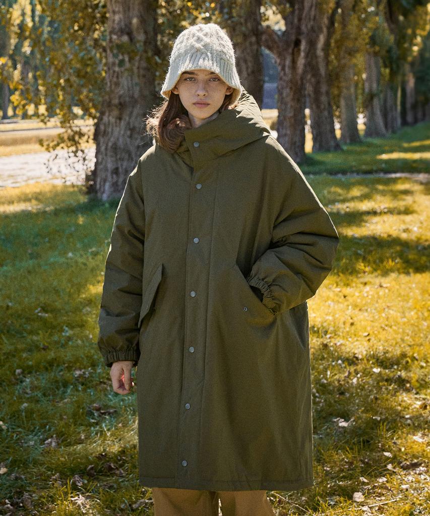 Fluke Adventure Fishtail Quilted Long Parka Fpj222 / 3 Colors