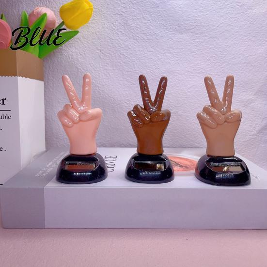 Gesten-Autodekoration Solarbetrieben Fingerwackel-Dekor Kreatives Armaturenbrett-Ornament