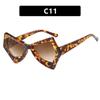 2023 Trendy Cat Eye Anti-Blue Light Butterfly Glasses with Irregular Large Frame