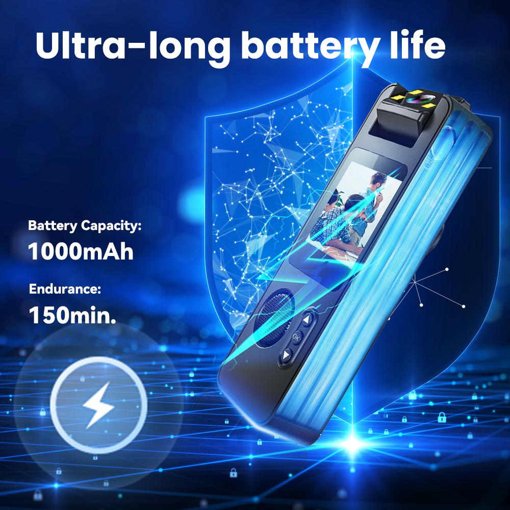 Hochauflösende Kamera, Outdoor-Radsportkamera, Sicherheitsrekorder für Strafverfolgungsbehörden, Vlog-Kamera