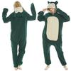 Cozy Adult Sleepwear With Pokemon Kigurumi Anime Snorlax Pattern Pajamas Onesie