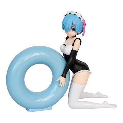 Starting Life In Another World Kneeling Position Rem Figure Toy Model Doll