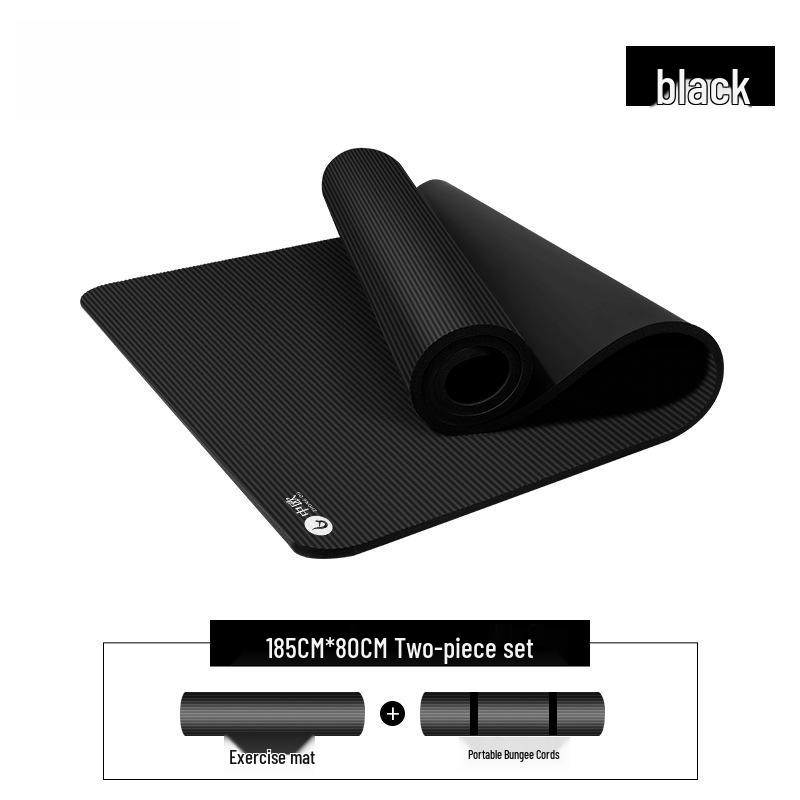 Men's Extra Thick Non-Slip Yoga Mat for Beginners - Wide & Long for Home Fitness
