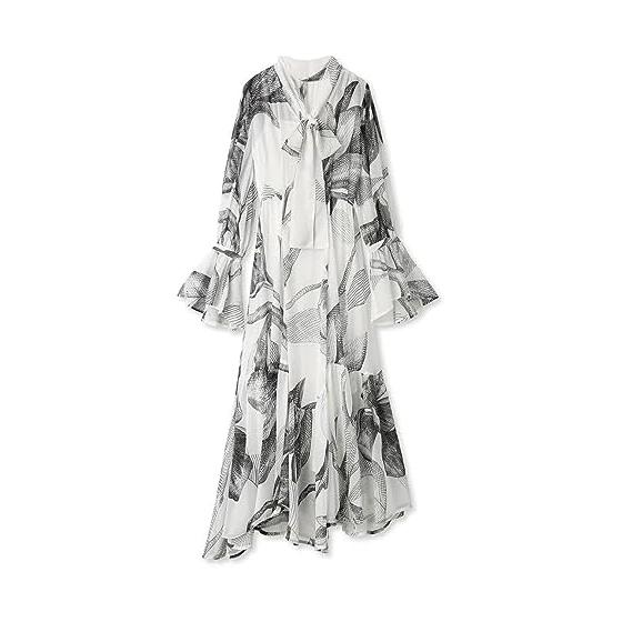 SNIDEL Scarf neck irregular hem dress SWFO234118 Women s