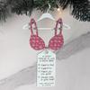 A Good Friend Is Like A Good Bra Ornament Funny Best Friend Christmas Ornament Holiday Keepsake Gift for Adults Women Friends Coworkers