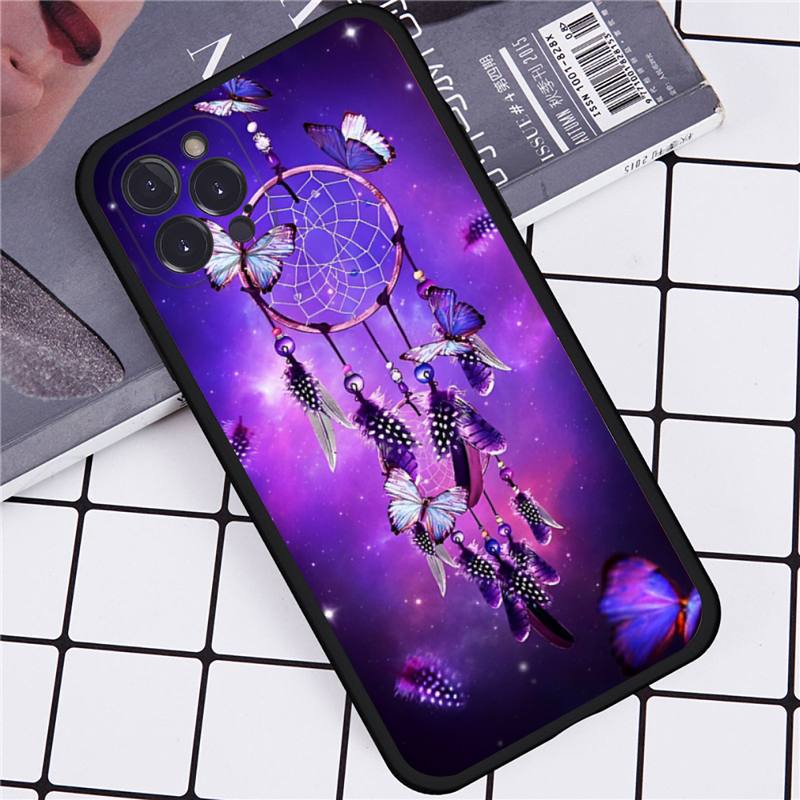 Dreamcatcher Phone Case For iPhone 14 11 12 13 Mini Pro Max 8 7 6 6S Plus X SE 2020 XR XS Funda Case