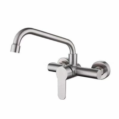 304 Stainless Steel Wall-Mounted Kitchen and Balcony Faucet