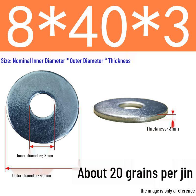 Galvanized Oversized Metal Washers M3-M60