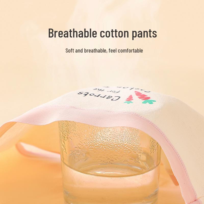Girls' Cotton Triangle and Mid-Length Briefs – Class A, Comfortable Non-Pinching Design