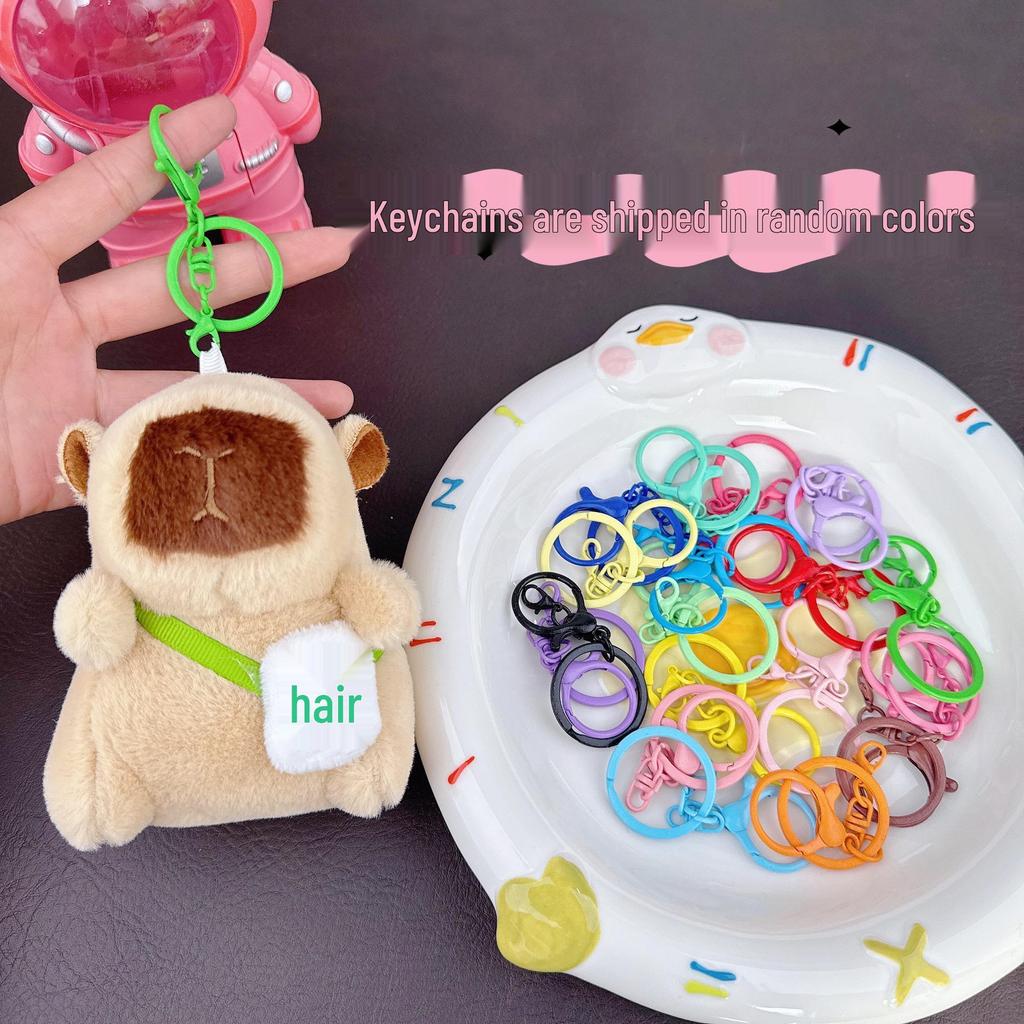 Capybara Anheng Plysjdukke Ryggsekk Nøkkelring - Internettkjendis Hot-Selling Veskeanheng