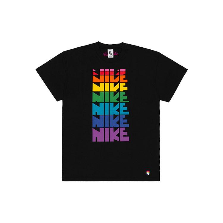 Nike T Shirts Men's Crew Neck Moderate Straight Fit CD7483-010