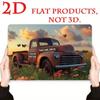 Vintage Pickup Truck Metal Tin Sign Retro Wall Decor Art 20x30cm