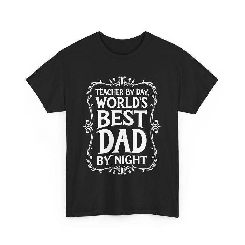 Lehrer am Tag Weltbester Papa Nacht T-Shirt Großartig Perfekter Vater