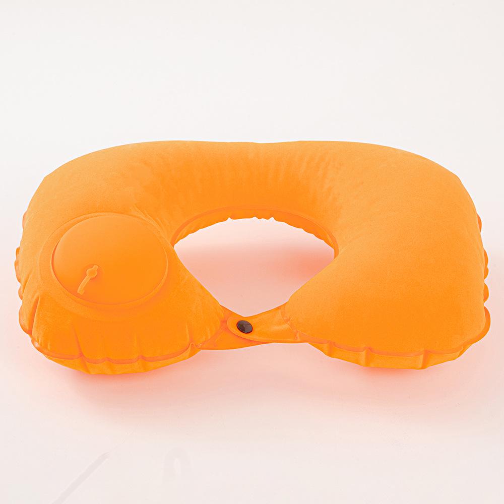 Milk Silk Inflatable U-Shaped Neck Pillow for Travel
