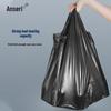 Ansell R Disposable Black Vest-Style Trash Bags, 100 Count