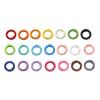 5Pcs Colorful  O Ring Spring Clasp Openable Round Carabiner Keychain Clips Hook Dog Chain DIY Jewelry Buckle Connector