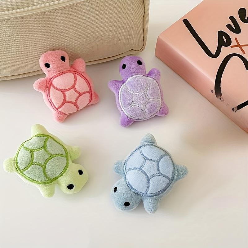 Plush Cute Turtle Dog Toys for Small Dogs Squeaking Dog Teething Sound Toy Soft and Safe Good for Dental Health Suitable