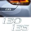3D ABS Letter I20 I25 I30 I35 Ix35 Logo Car Rear Trunk Decal Emblem Badge Fender Sticker Tucson Solaris Elantra