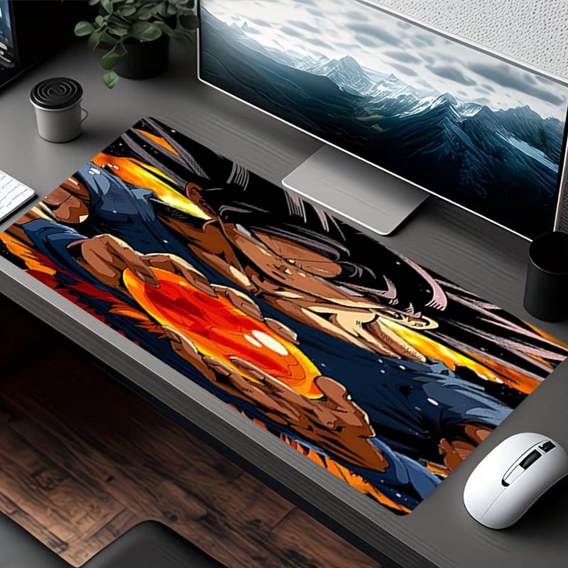 Dragon Ball Print Mouse Pad, for Keyboard Pad Laptop PC Mat for Office Home Use, Desk Decor, Perfect Birthday Gift for Gamers