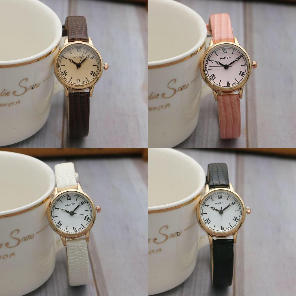 Studentski Retro Zegarek Kwarcowy Ze Skórzanym Paskiem Dla Nastolatków