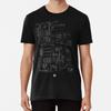 Commodore Schematics T Shirt Geeky Commodore Commodore Schematics Electronics Circuit Men Tshirt Pure Cotton Clothes