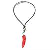 Boho Style Fashion Necklace Simple Metal Accessories Cute Red Pepper Pendant  Parties