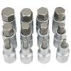 1 2 Inch Drive 12 Pcs Hand Working Tools Socket Bit Set