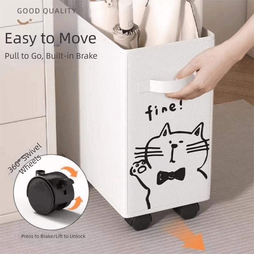 Mobile Storage Rolling Storage Cart Under-Desk Design Under Desk Organizer For Home