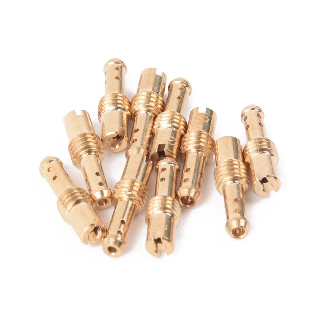 10*-Karburátorové pomalé trysky Sada trysek Pro karburátory Mikuni VM/TM/TMX 8 odvzdušňovacích otvorů