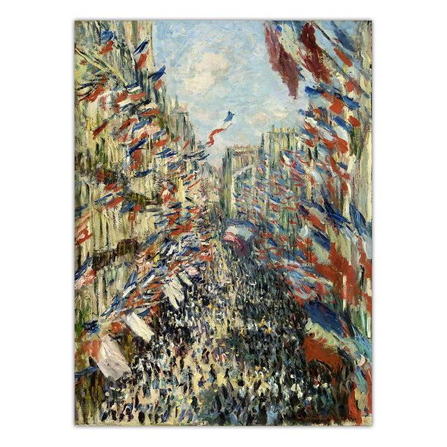 Francouzský Claude Monet Klasická olejomalba Domácí dekorace Obraz Umělecké plátno Obrazy na stěnu Plakát Obrazy na plátně Obrazy