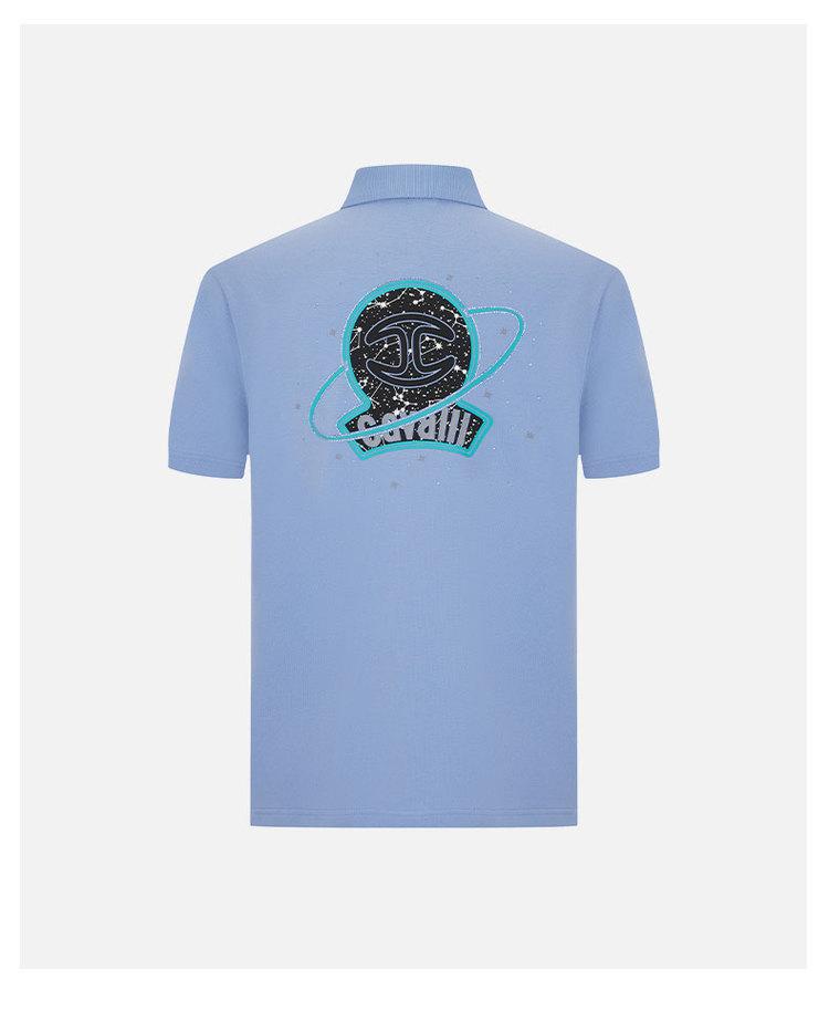 100% Cotton Fashion Hot Stamping: Comfortable, Breathable, Versatile Men's Polo Shirt for Spring and Summer